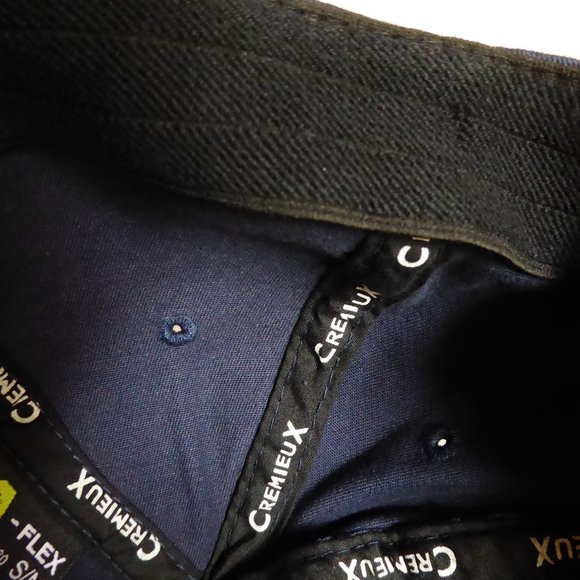 CREMIEUX JEANS BRAND SKULL & ANCHOR LOGO NAVY BASEBALL CAP HAT (PRE-OWNED) S/M - Picture 7 of 8
